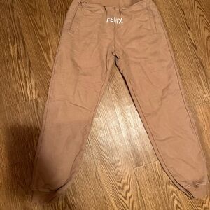 Fénix Women Tan Jogger Pants